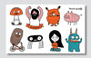 Temporary tattoos: Elise's world